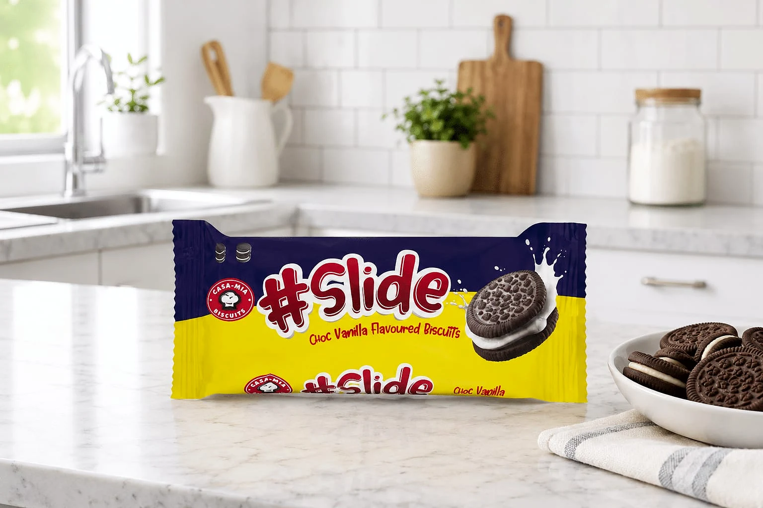 Casa-Mia #Slide Choc Vanilla biscuits
